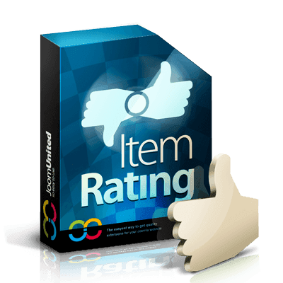 Item rating: Joomla rating and review extension